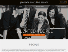 Tablet Screenshot of pinnacle-search.com